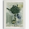 Sösta Sönksen, »schweigt laut«, mixed media on watercolor paper, 24 × 32 cm