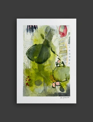 »wunder erwacht«, Sösta Sönksen, 2025, 23 x 31 cm