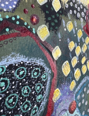 »zauber still«, Sösta Sönksen, 2026, 20 x 20 cm